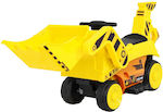 Kids 6V Electric Excavator Yellow