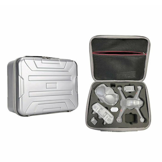 Portable Hard Case Carrying Travel Storage Box Waterproof Hard Case Storage Bag Dji Fpv Silver