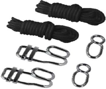 Hammock Fixing Set Hooks Ropes Resistance 200 Kg