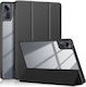 Xiaomi Redmi Redmi Pad Se Acrylic 3-fold culoare solidă de piele inteligentă de piele Tablet Case negru