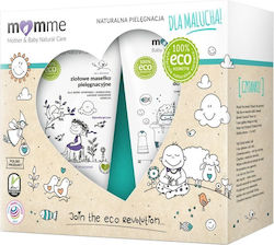 Momme Mutter & Baby Natural Care Set Kleinkind Kräutermaske 150ml Mildes Waschgel 2in1 150ml