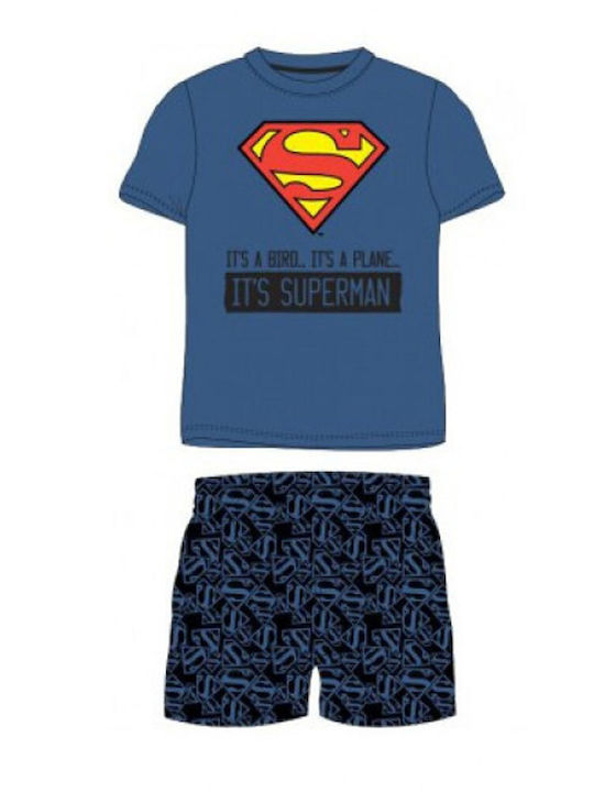 Superman Kids Pyjamas Blue