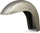 MCS Front Motorcycle Wheel Mudguard Silver 1pcs