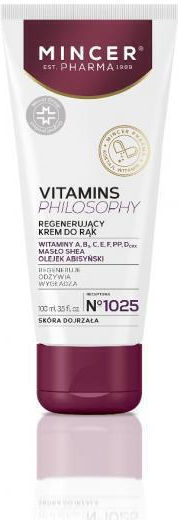 Mincer Pharma Vitamine Philosophie Regenerierende Handcreme Nr.1025 100ml