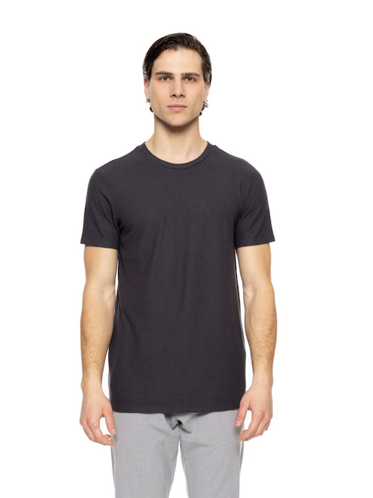 Biston T-shirt Bărbătesc cu Mânecă Scurtă Antracit