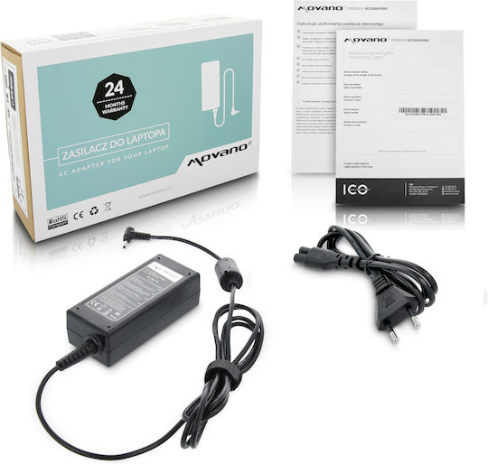 Movano Φορτιστής Laptop 40W 19V 2.1A για Asus