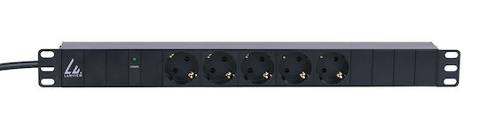 Lanview Πολύπριζο Rack LVR-3MSCH-LIC-SCH5 1τμχ