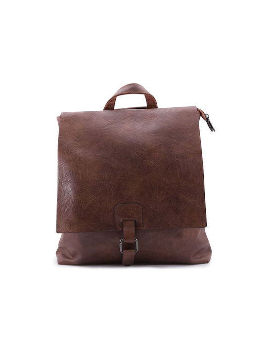 Love4shoes Women's Bag Backpack Tabac Brown