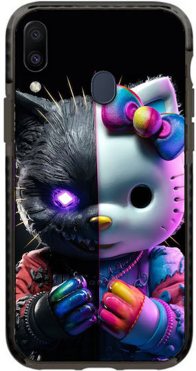 Evil Kitty Θήκη Κινητού 91800 Σχέδιο Πολύχρωμη Samsung Galaxy M20