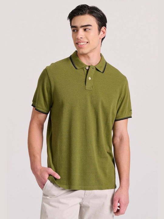Funky Buddha Herren Shirt Polo Grün