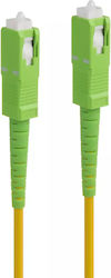 Maclean Energy MCTV-437 Optische Faser SC/APC-SC/APC 15m Gelbe Maclean Energy MCTV-437 Optische Faser SC/APC-SC/APC 15m Gelbe