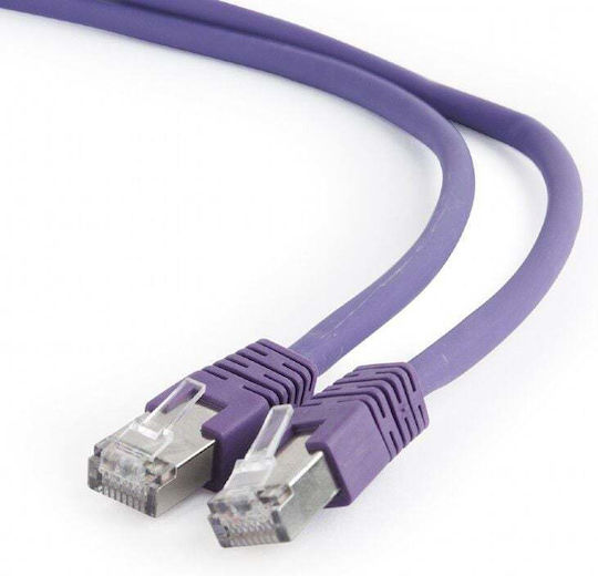 Gembird S/FTP Cat.6a (Gigabit) Мрежов Кабел Ethernet 2м Лилав