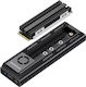 Graugear Case for Hard Drive M.2 SATA III with Connection USB 3.2