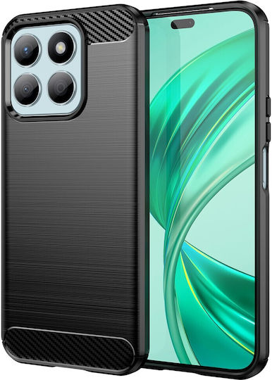 Mad Mask Brushed TPU Carbon Back Cover Σιλικόνης Μαύρο (Honor X8b)
