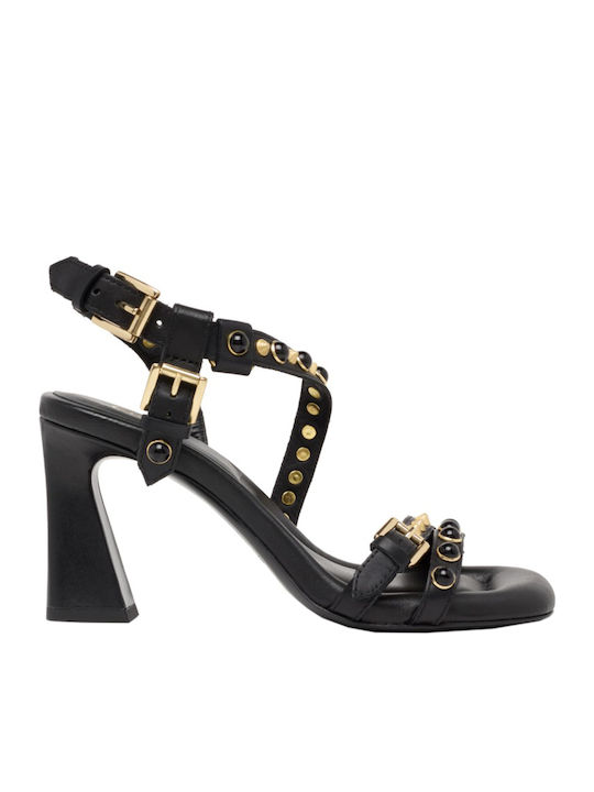 Ash Combo A Women's Flat Sandals in Black Color