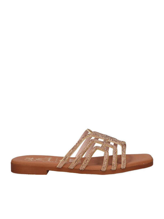 Oh My Sandals Leder Flache Sandalen Für Damen R...