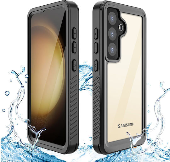 Shellbox Back Cover Σιλικόνης Αδιάβροχο Μαύρο (Galaxy S24+)