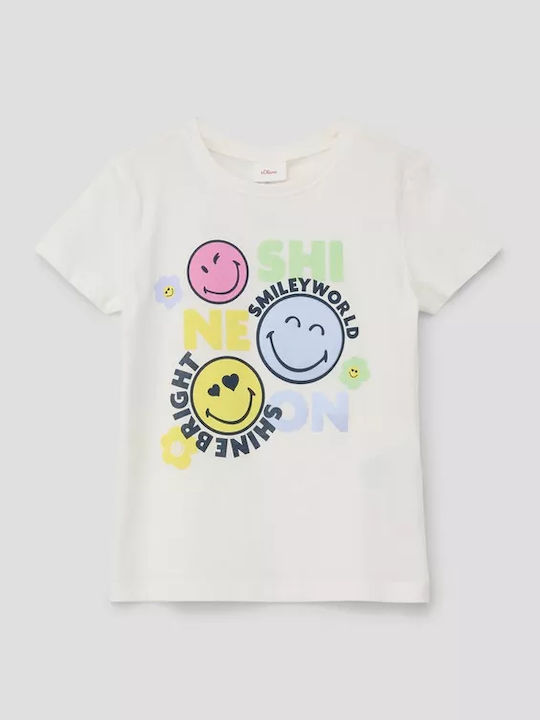 Kids' Shirt Short Sleeve Off-white