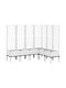 vidaXL Planter Box Plastic White 160x160x142cm.