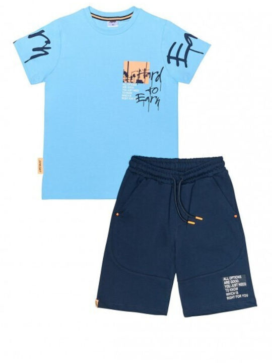 Sprint Kids Set with Shorts Summer 2pcs blue