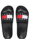 Tommy Hilfiger Ανδρικά Slides Μαύρα