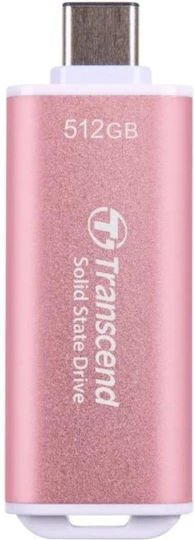 Transcend Esd300p 500GB USB 2.0 SSD Stick Ροζ