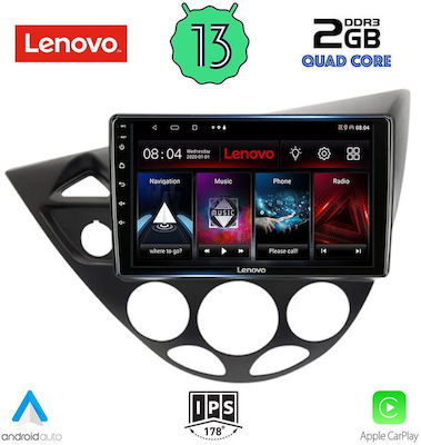 Lenovo Car-Audiosystem 2DIN (Bluetooth/USB/AUX/WiFi/GPS/Apple-Carplay/Android-Auto) mit Touchscreen 9"