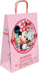 19-359 Pungă de cadou din hârtie Minnie 32x24x10 roz