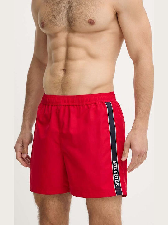 Tommy Hilfiger Ανδρικό Μαγιό Σορτς Κόκκινο