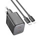 Hoco Charger GaN with 2 USB-C Ports and Cable U...