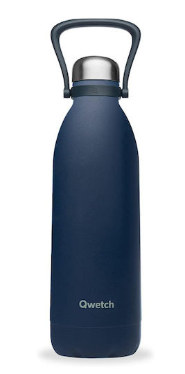 Qwetch Flasche Thermosflasche Rostfreier Stahl 1.5lt Granite Blue
