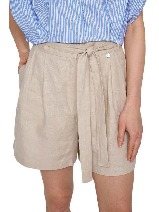 Ale - The Non Usual Casual Women's Linen Shorts Natural