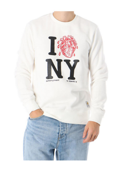 Element Men's Sweatshirt White