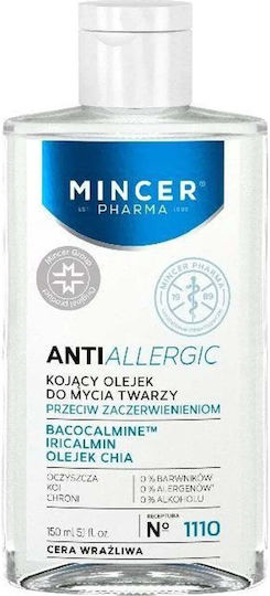 Mincer Pharma Antiallergic Soothing Facial Cleansing Oil Against Redness No.1110 150ml