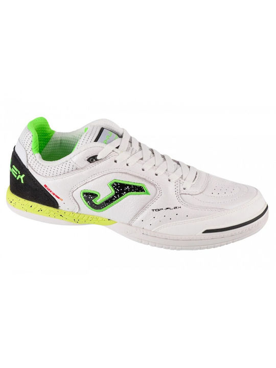 Joma Top Flex IN Low Football Shoes Hall White