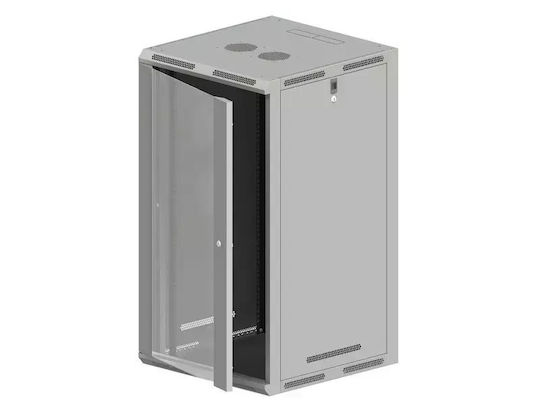 Q-Lantec Montat pe perete Cabină Rack 21U Gri SW-21U-600-500-N-DSJ-OP-RP-B-S