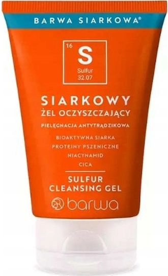 Barwa Sulfur Gel Facial Cleansing Against Imperfections & Oil Control 120ml