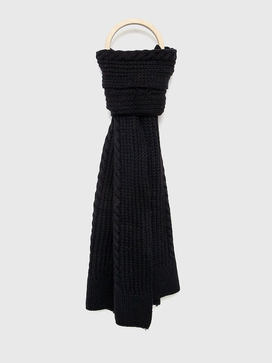 Bomboogie Men's Wool Scarf Black