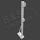 Metal Camera Mounting Arm Length 1 Meter White