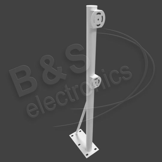 Metal Camera Mounting Arm Length 1 Meter White
