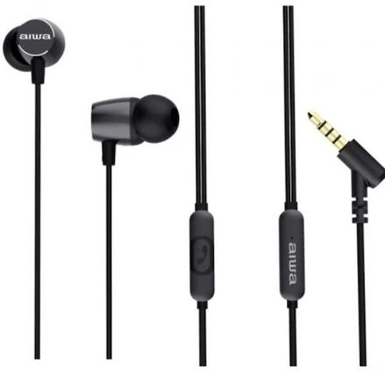 Aiwa Estm-30bk In-Ear Freisprecheinrichtung Kopfhörer mit Stecker 3.5mm Schwarz