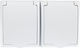 Ospel Fala Double External Waterproof Power Socket with Lid White