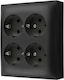 Kontakt-Simon Power Socket Black 1pcs