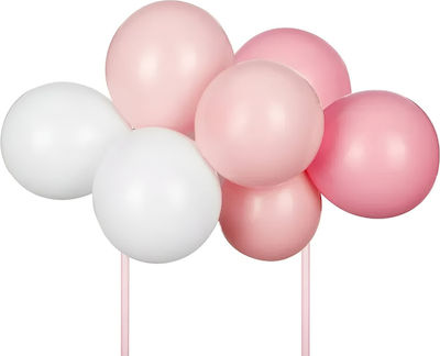 Cake Topper Pink Balloons