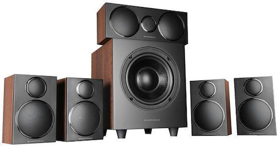 Wharfedale Σετ Ηχείων Home Cinema 5.1 DX-3 HCP 70W Walnut