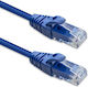 Qoltec U/UTP Кат.6 (Gigabit) Мрежов Кабел Ethernet 1.5м Син