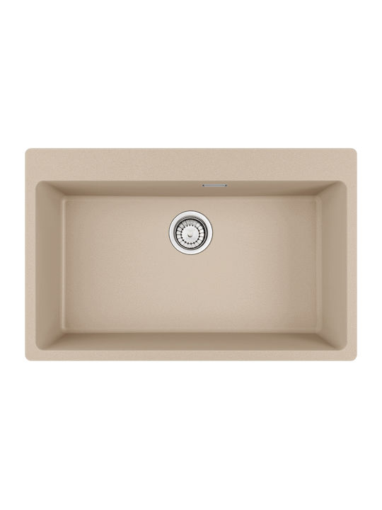 Franke Centro 2.0 CNG 610/210-73 1140674070 Drop-In Chiuvetă din Granit Sintetic L78xW50cm Fulgi de ovăz