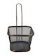 Porland Ψωμιέρα Inox Ασημί 13x11x8cm