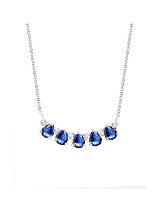 Savvidis Necklace from White Gold 18k