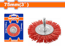 Wadfow WNY2401 Βούρτσα Νάιλον για Δράπανο 75mm Σετ 10τμχ